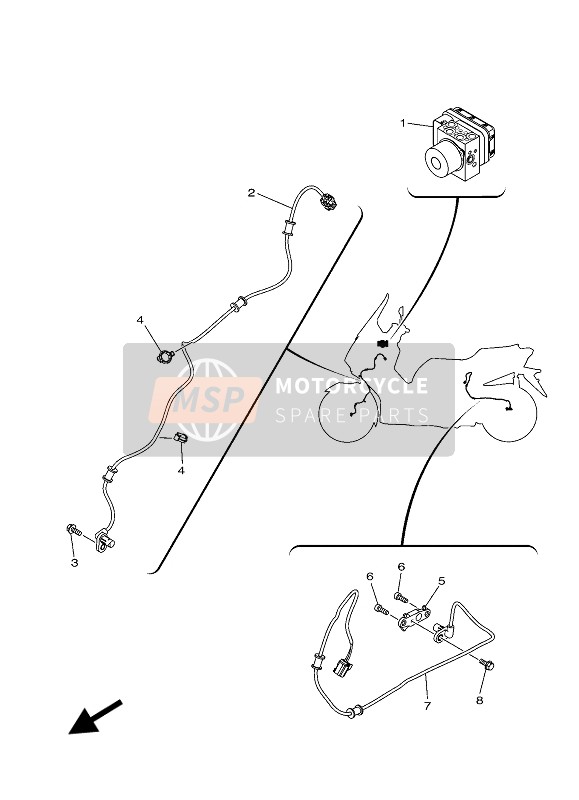 Yamaha X-MAX 300 ABS 2019 Eléctrico 3 para un 2019 Yamaha X-MAX 300 ABS